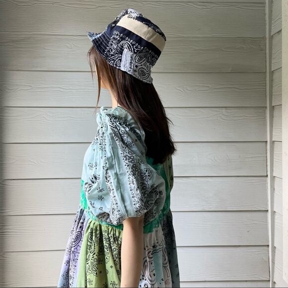 Handmade Reversible Bandana Bucket Hat/Sailing Boat&Bandanas SKU 88777 - Picture 15 of 16